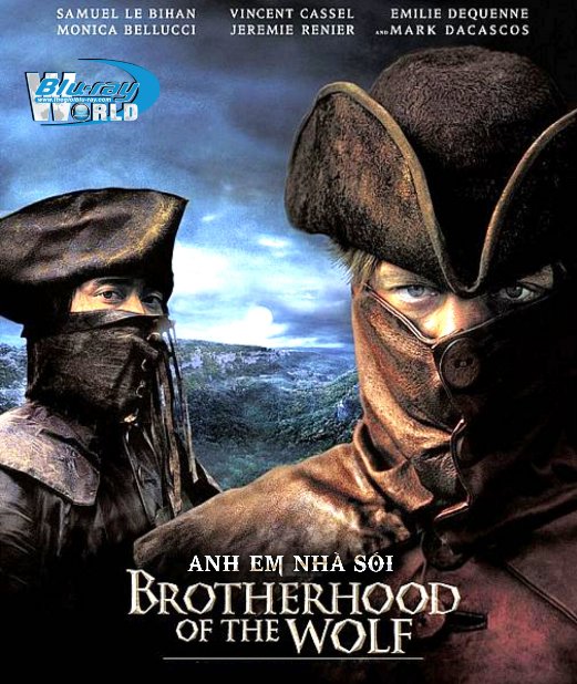 F1702. Brotherhood of the Wolf - Anh Em Nhà Sói 2D50G (DTS-HD MA 5.1) 